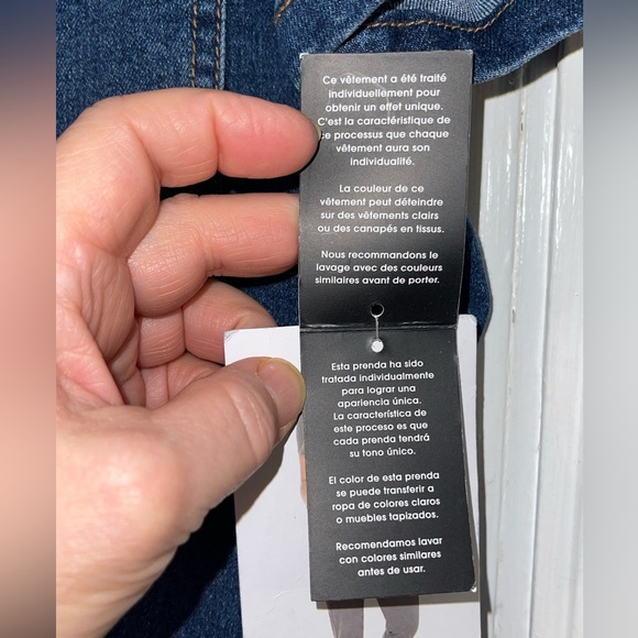 Celebrity Pink Denim Puff Sleeve Jumpsuit - Picture 9 of 9